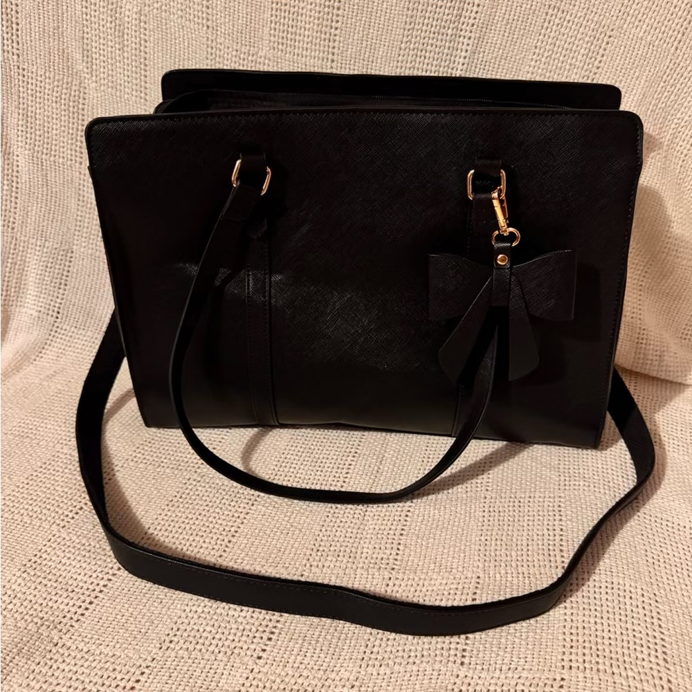 Elegant Black Tote Bag